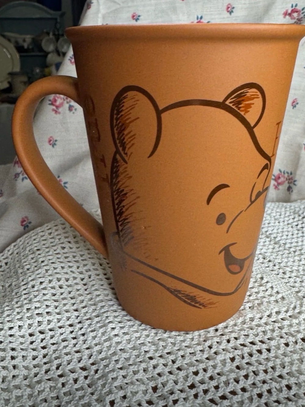 Disney Winnie the Pooh Orange Ceramic Mug